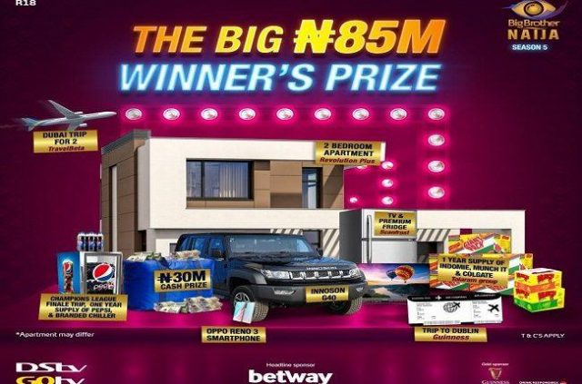 Ovacom Media. Big Brother Naija Housemate Prize