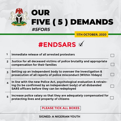 #EndSARS protest